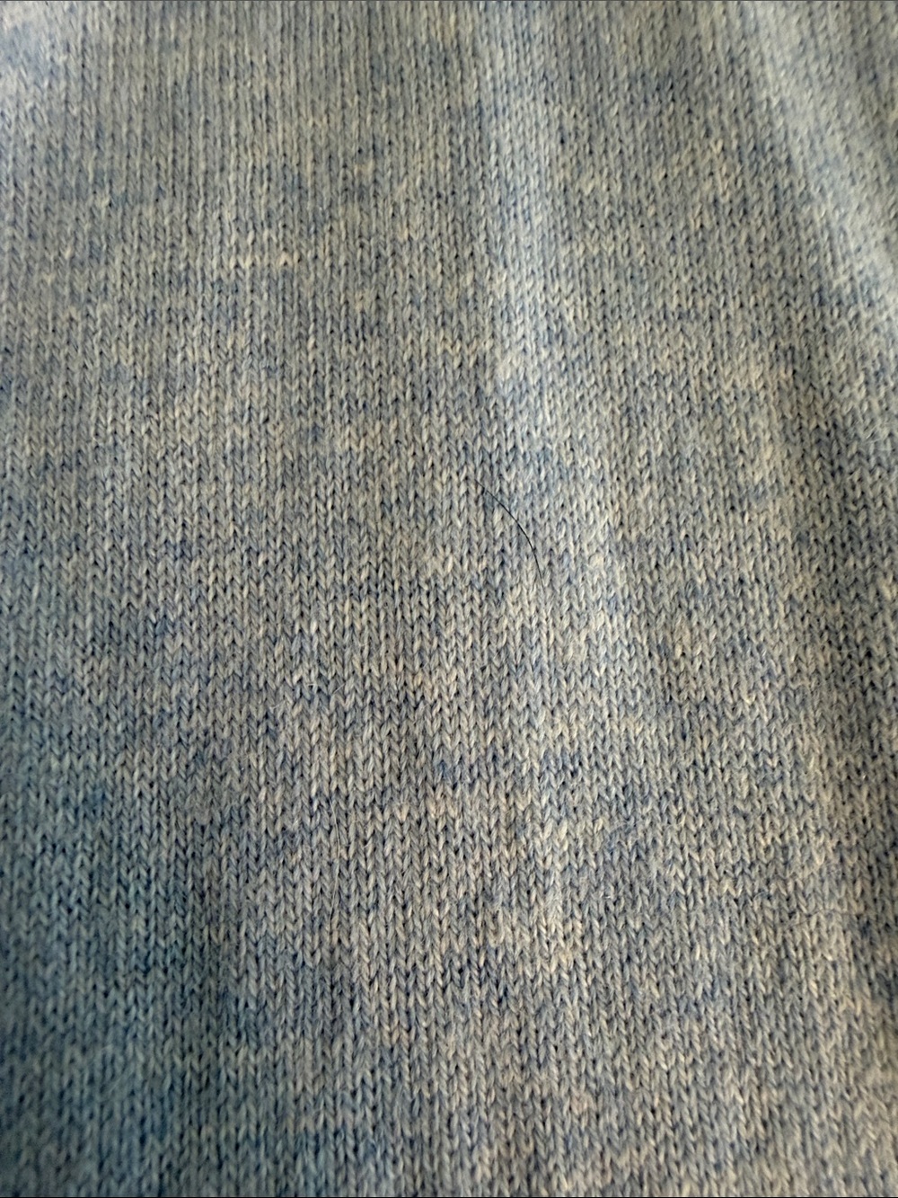 Mens Collars & Co Cotton & Cashmere Light Blue V-Neck Men's Sweater Size XXL - Picture 3 of 6